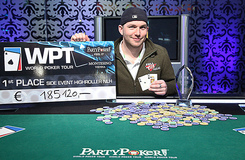 McLean Karr won the 2011 WPT Vienna high roller event. Credit: PartyPoker