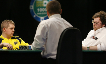 James Mitchell faces Paul Carr heads up before taking down the 2010 title James Mitchell faces Paul Carr heads up before taking down the 2010 title