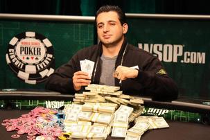 Ali Eslami after winning the WSOP Circuit Western Regional Championship Ali Eslami after winning the WSOP Circuit Western Regional Championship