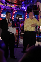 Doyle Brunson with WSOP TD Jack Effel