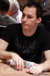 Justin Bonomo on day 1 of $100,000 Super High Roller Justin Bonomo on day 1 of $100,000 Super High Roller