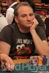 Chip leader Andy Bloch Chip leader Andy Bloch