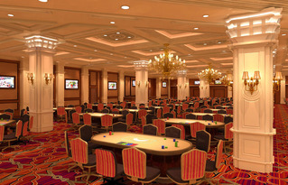 The New Sands Poker Room At The Venetian