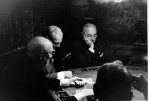 Truman at the Poker Table Truman at the Poker Table