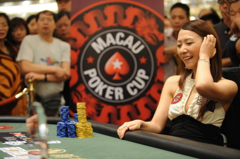 Team PokerStars Pro Celina Lin at the Macau Poker Cup Team PokerStars Pro Celina Lin at the Macau Poker Cup
