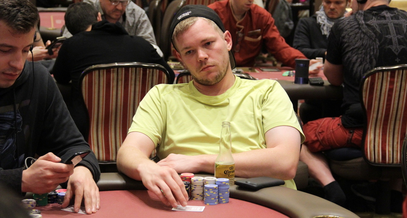 Overnight Chip Leader Barry Hutter Overnight Chip Leader Barry Hutter