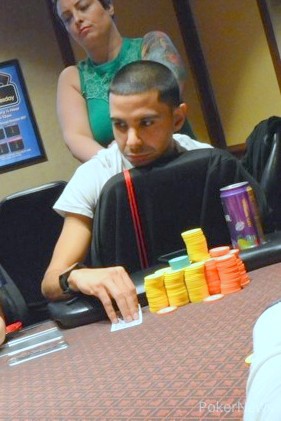 Chip leader Ernie Guardarramas Chip leader Ernie Guardarramas