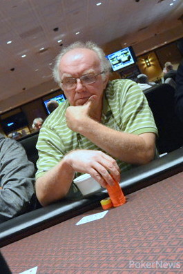 Chip leader Paul McLean Chip leader Paul McLean