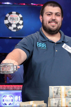 2017 WSOP main event champion Scott Blumstein 2017 WSOP main event champion Scott Blumstein