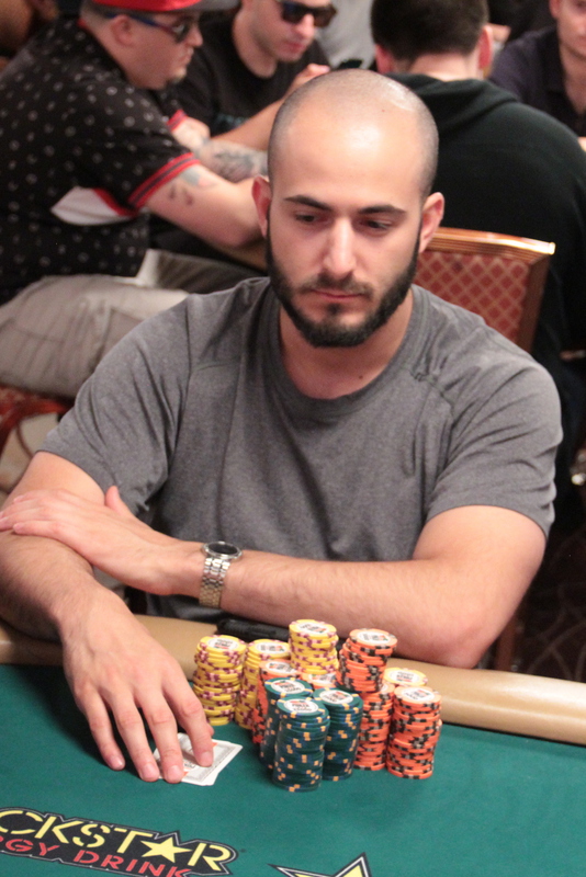 Brian Altman after knocking out Phil Ivey on day 4 Brian Altman after knocking out Phil Ivey on day 4