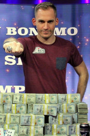 Reigning champion Justin Bonomo Reigning champion Justin Bonomo