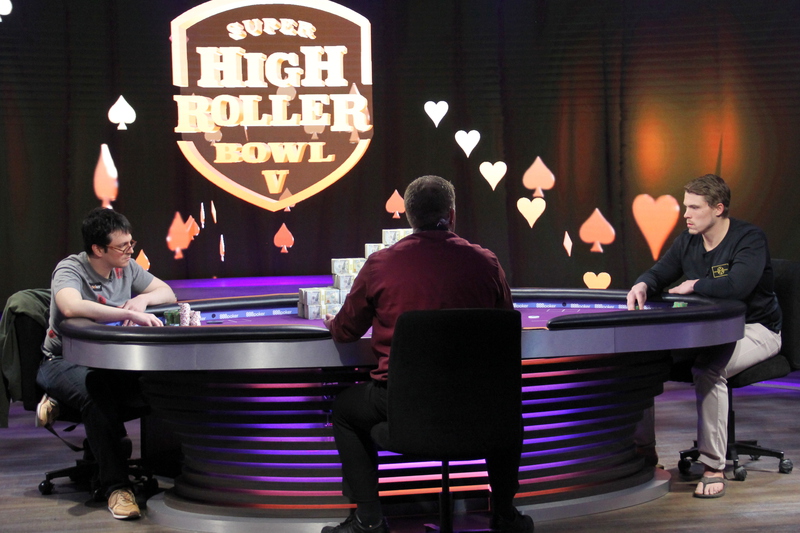 Haxton and Alex Foxen playing heads-up for the title