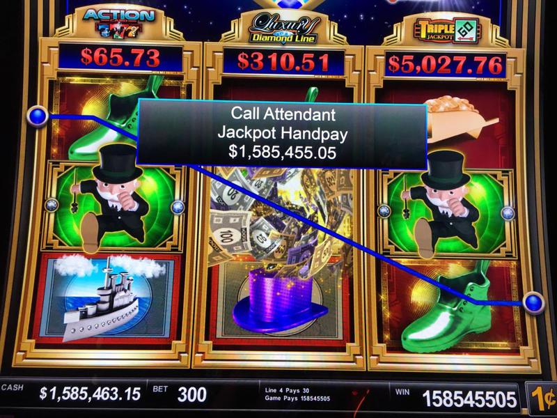 Slot Jackpot (Photo Courtesy of Chinook Winds)