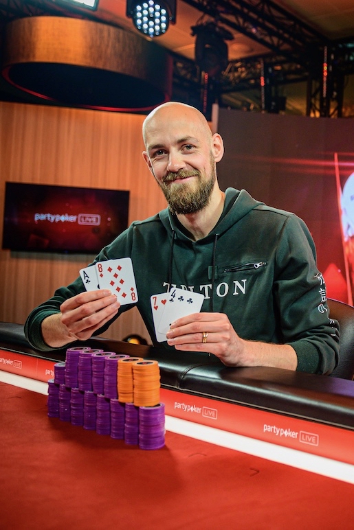Chidwick after securing his third PLO title of the year Chidwick after securing his third PLO title of the year
