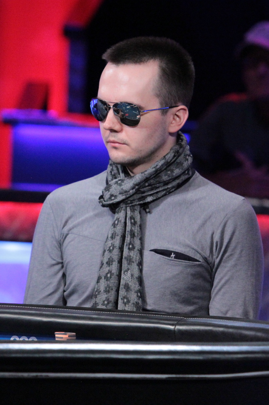 Second-place finisher Mikita Badziakouski at the 2018 Big One For One Drop Second-place finisher Mikita Badziakouski at the 2018 Big One For One Drop