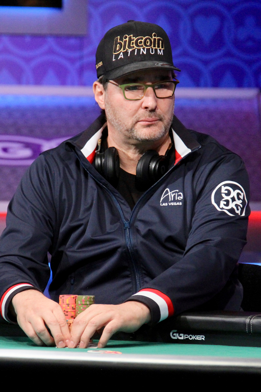 Hellmuth at the 2021 WSOP $1,500 2-7 no-limit single draw final table Hellmuth at the 2021 WSOP $1,500 2-7 no-limit single draw final table