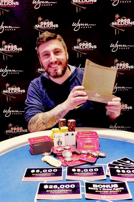 2022 Wynn Millions Mystery Bounty Champion Eddy Konarske