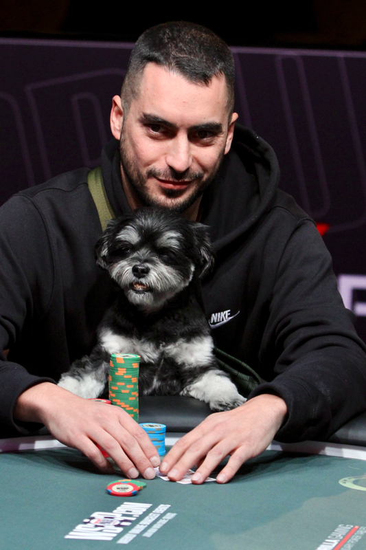 Jonathan Cohen and his dog Riley Jonathan Cohen and his dog Riley