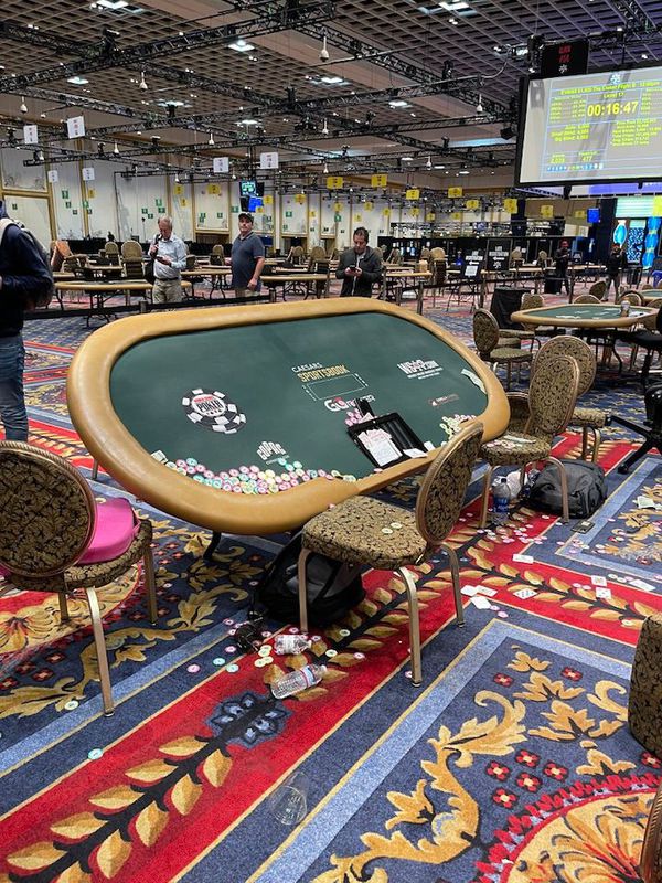 Chips Scattered At WSOP credit: Allyn Shulman Chips Scattered At WSOP credit: Allyn Shulman