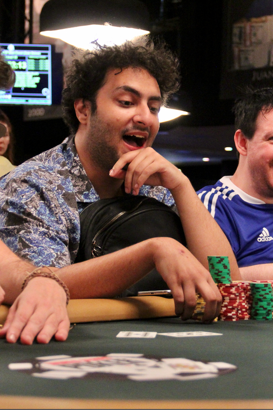 Martin Zamani has a laugh late on day 3 Martin Zamani has a laugh late on day 3