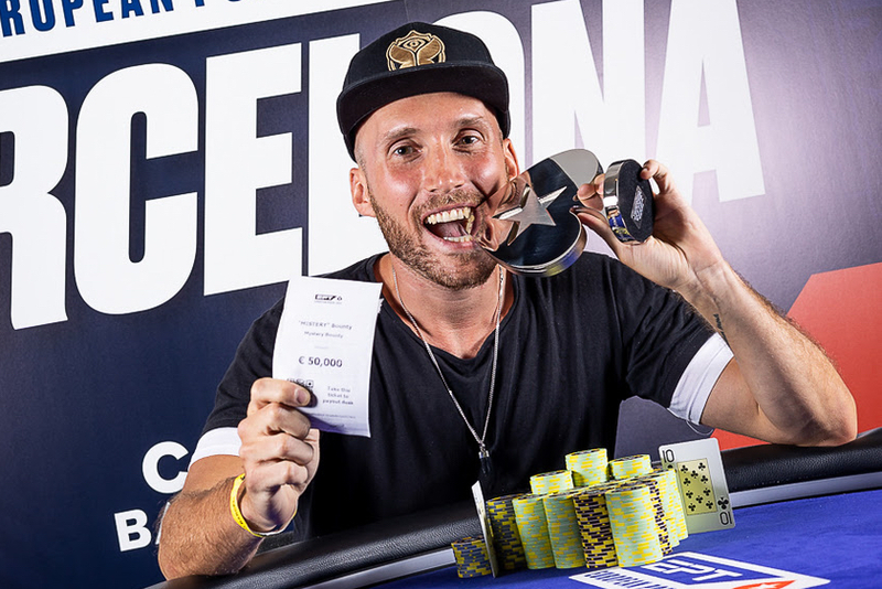 Francisco Benitez after taking down the mystery bounty event
