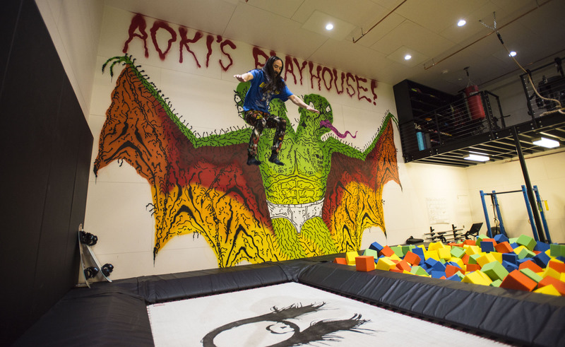 Aoki at his Las Vegas Playhouse Aoki at his Las Vegas Playhouse