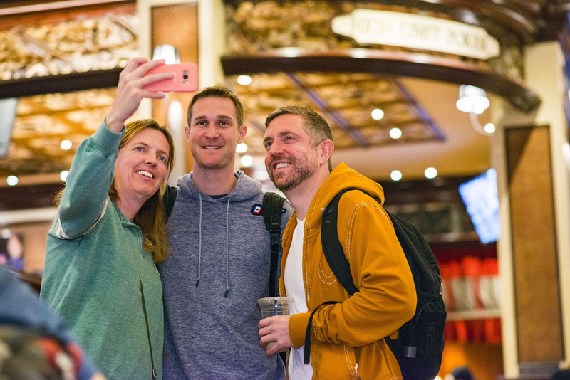 Posing With Fans At A MUG Posing With Fans At A MUG