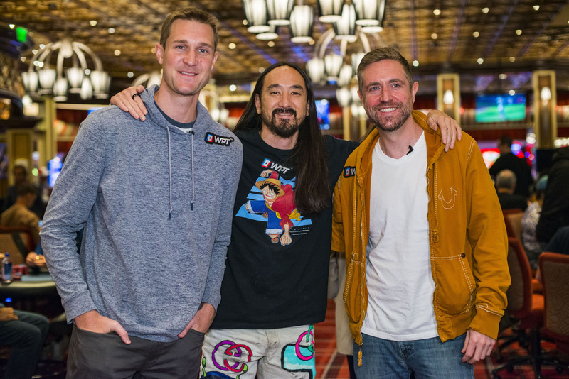 Steve Aoki with Brad and Andrew Steve Aoki with Brad and Andrew
