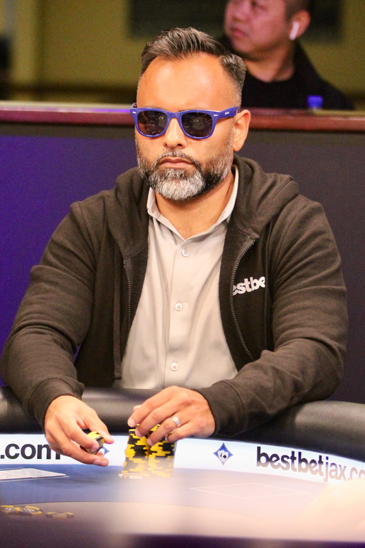 Michael Jagroo began the final table with the lead Michael Jagroo began the final table with the lead