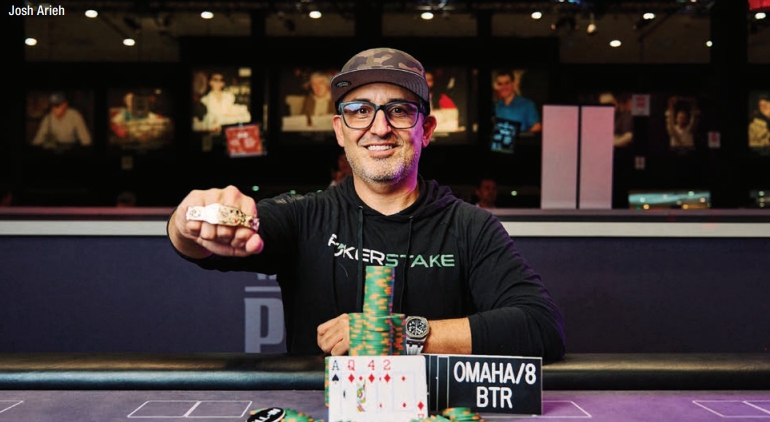 Josh Arieh credit PokerGO - Miguel Cortes Josh Arieh credit PokerGO - Miguel Cortes