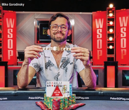 Mike Gorodinsky credit: PokerGO Enrique Malfavon Mike Gorodinsky credit: PokerGO Enrique Malfavon
