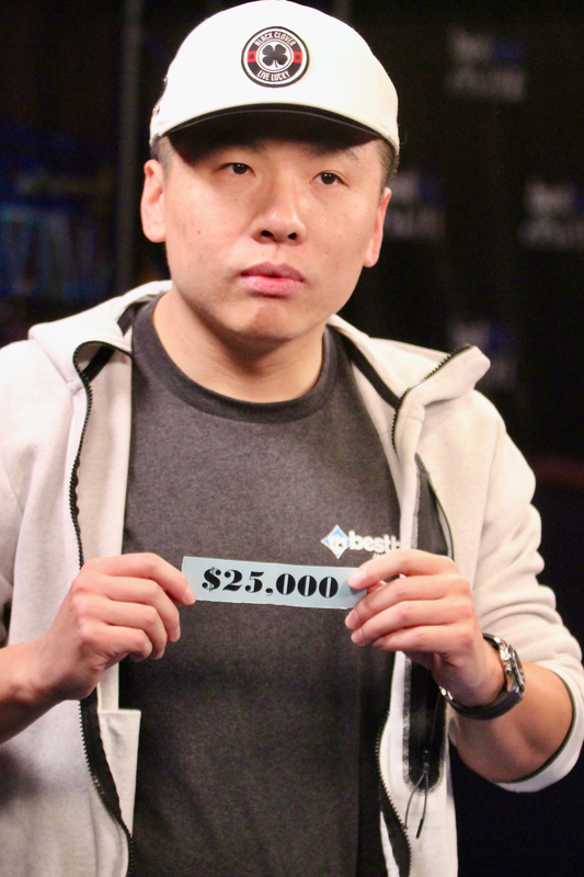 Zhang pulls the $25,000 bounty
