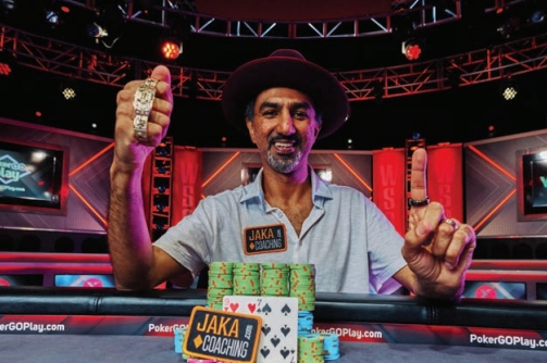 Jaka Wins Bracelet photo: PokerGO Jaka Wins Bracelet photo: PokerGO