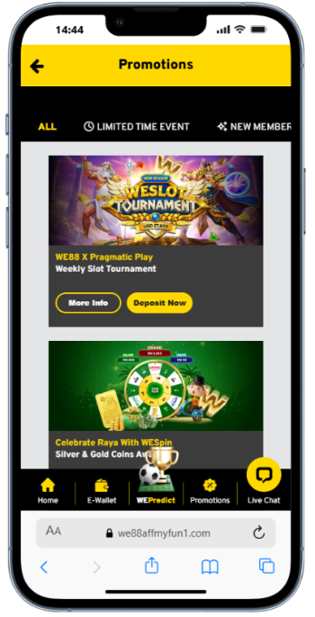 Malaysian Casinos welcome offers page