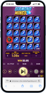 betsoft diamond mines