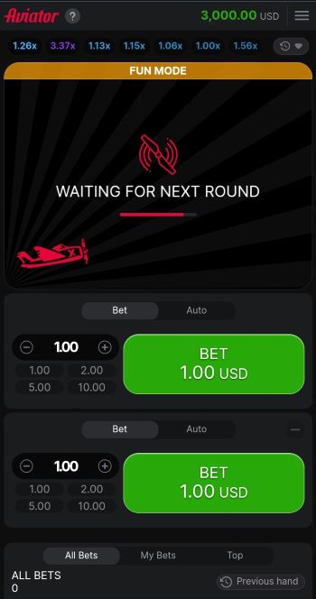 Aviator casino game