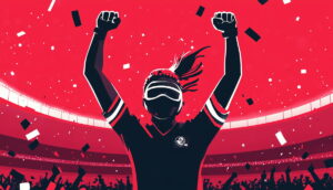 Sports fan enjoying no ID betting