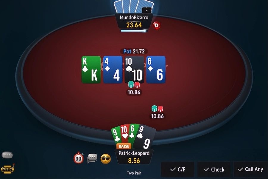 omaha cash table at coinpoker