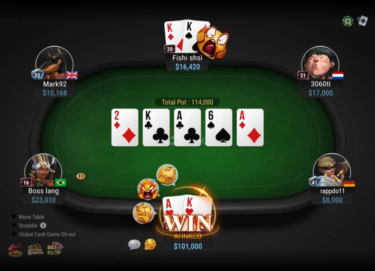 ggpoker hold em poker table