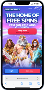 SpinBlitz sweepstake casino