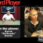 Online Poker Zone — David ‘SirSands’ Sands