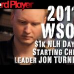 Jon Turner Starts WSOP $1k NLH Day 3 With Chip Lead