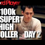 Day 2 Update From $100k Bellagio Super High Roller With Justin Bonomo