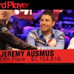 World Series of Poker Main Event — Jeremy Ausmus Finishes Fifth