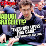 Dan Zack Talks WSOP Badugi Bracelet Event Debut