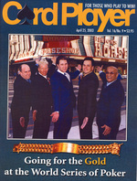 World Series of Poker Vol. 16, No. 9 Card Player Magazine