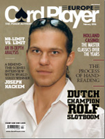 Rolf Slotbloom Vol. 3, No. 1 Card Player Magazine