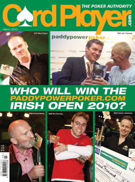 Irish Open 2010 Vol. 7, No. 3 Card Player Magazine
