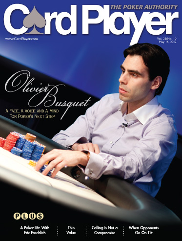 Olivier Busquet Vol. 25, No. 10 Card Player Magazine