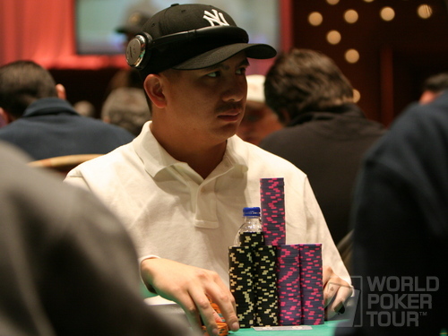 J.C. Tran on Day 2 of the WPT Borgata Poker Classic